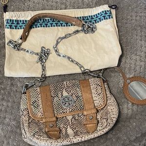 Python Tory Burch crossbody bag